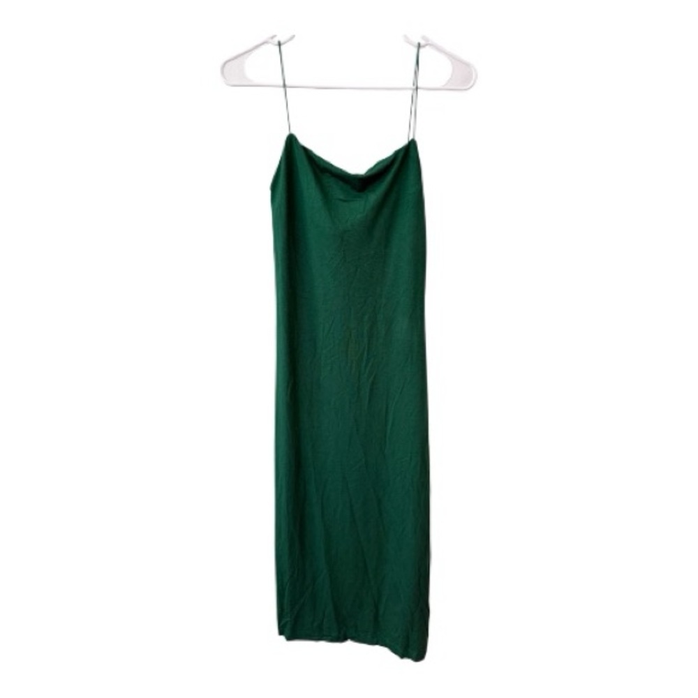 Enza Costa Elegant Green Slip Dress size xs